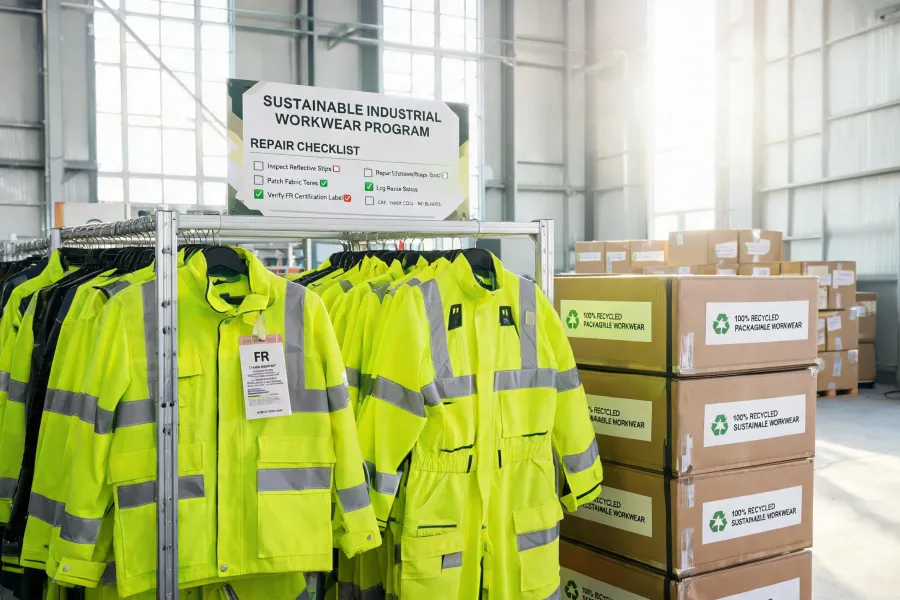 FR garments prepared for lifecycle review