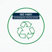 ISO process review badge